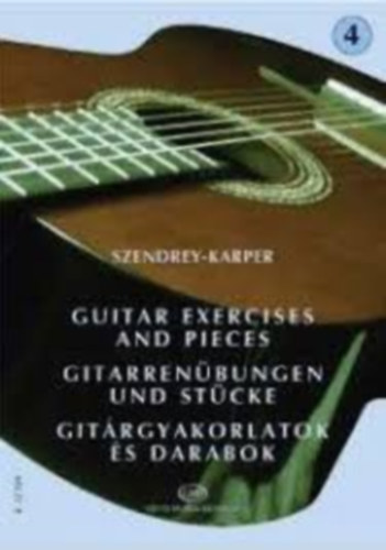 Git�rgyakorlatok �s darabok - Gitarren�bungen und St�cke - Guitar exercises and pieces 4.