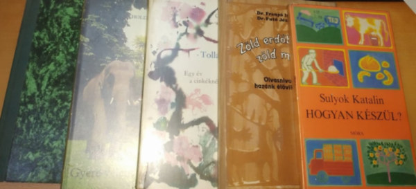 Hrs Lszl, Cecylia Lewandowska, Dr.Fut Jzsefn Dr. Frany Istvn, Holdas Sndor Sulyok Katalin - Gyere velem az llatkertbe! + Hogyan kszl? + Jutka s a cseretndr + Tollas gmbcskk + Zld erdben, zld mezben: Olvasnivalk haznk lvilgrl (5 ktet)