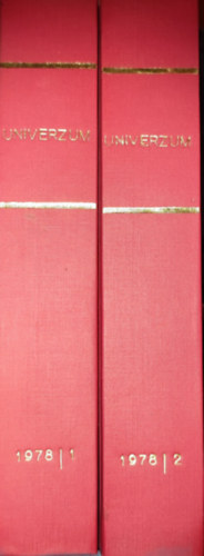 Az Univerzum magazin 1978-as vfolyama kt ktetbe ktve