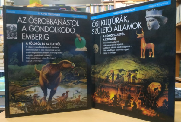 2 db j Kpes trtnelem: Az srobbanstl a gondolkod emberig + si kultrk, szlet llamok