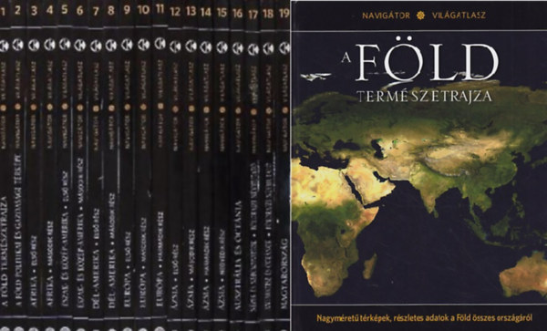 Nahuel Sugobono  (Szerk.) - Navig�tor vil�gatlasz 1-19. (teljes sorozat) - Metropol k�nyvt�r