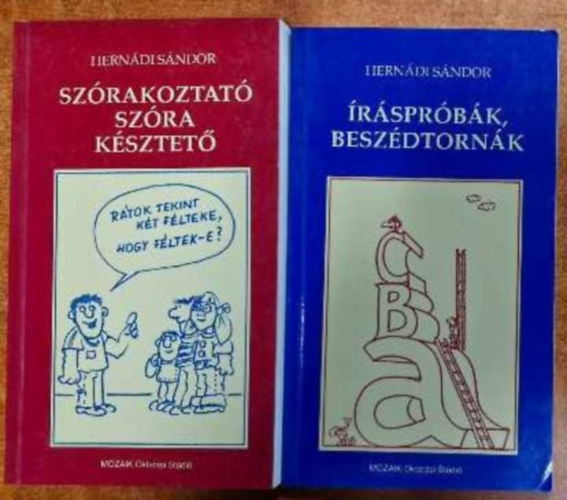 Herndi Sndor - 2 db Herndi Sndor:Szrakoztat szra ksztet+rsprbk, beszdtornk