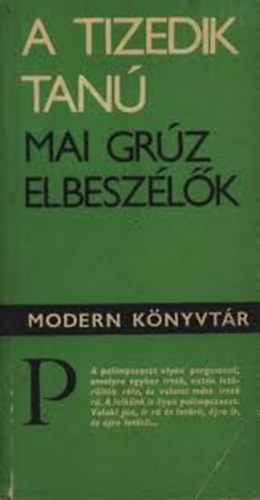 Eur�pa K�nyvkiad� - A tizedik tan� (Mai gr�z elbesz�l�k)