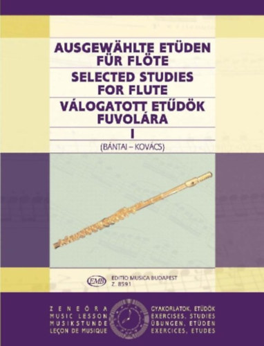 Kov�cs G�bor B�ntai Vilmos - Ausgew�hlte Et�den f�r Fl�te - Selected Studies for Flute - V�logatott et�d�k fuvol�ra I.