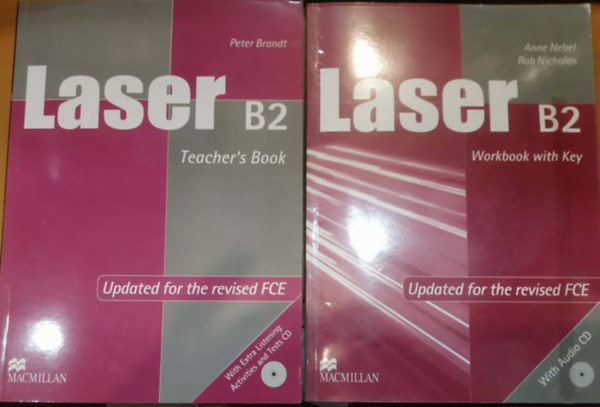 Anne Nebel, Rob Nicholas Peter Brandt - 2 db Laser B2 - Updated for the revised FCE: Teacher's Book + Workbook with Key