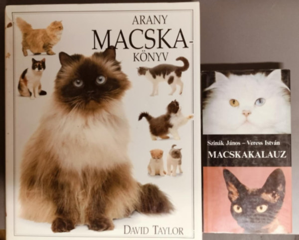 David Taylor Szinák János-Veress István - Macskakalauz + Arany macskakönyv (2db macskákkal kapcsolatos mű)