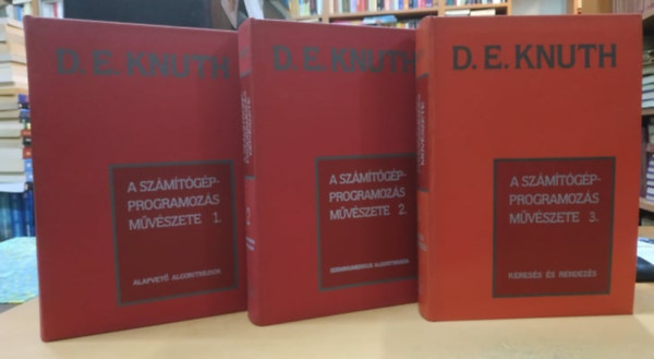 D. E. Knuth - A számítógépprogramozás művészete I-III.