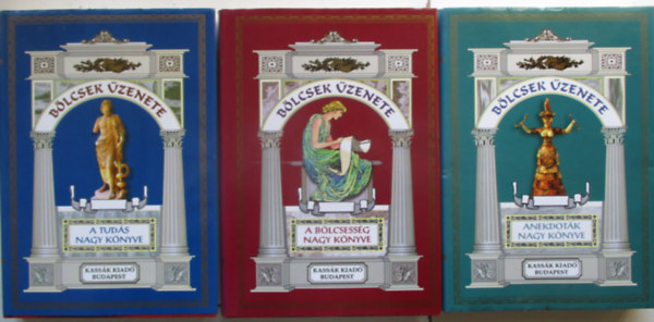 Vágó Zsuzsanna - 3 db Bölcsek üzenete: Anekdoták Nagy Könyve + A tudás nagy könyve + A bölcsesség nagy könyve