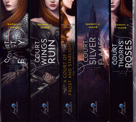 Sarah J. Maas - Tskk s rzsk udvara (ACOTAR) sorozat 1-5. (Tskk s rzsk udvara, Kd s harag udvara, Szrnyak s pusztuls udvara, Fagy s csillagfny udvara, Ezst lngok udvara)