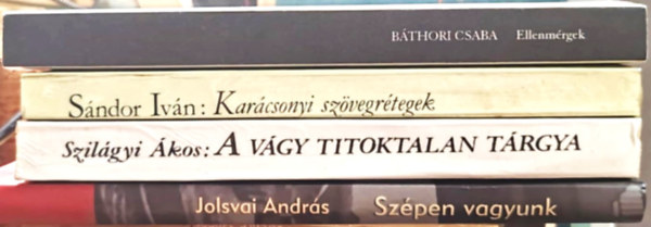 Báthori Csaba, Sándor Iván, Szilágyi Ákos Jolsvai András - Magyar kortárs könyvcsomag