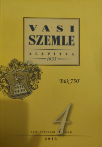 Vasi Szemle - LXIX. �vf. 4. sz�m