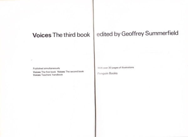 Geoffrey Summerfield - Voices