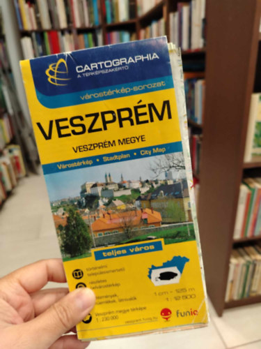 Veszprém várostérkép autótérképpel