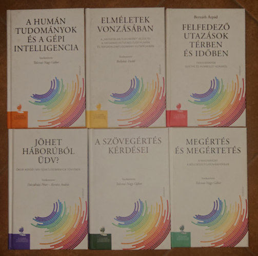 Bernth rpd - 6 ktet a Gondolat Kiad a Humn Tudomnyok Alapkrdsei cm sorozatbl: A szvegrts krdsei, Megrts s megrtets, Jhet hborbl dv?, Felfeddez utazsok trben s idben, Elmletek vonzsban, A humn tud