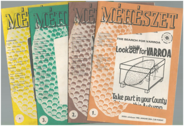 M�h�szet foly�irat 33. �vfolyam ( 1985. teljes )