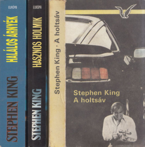 Stephen King - 3 db Stephen King regny: A holtsv + Hasznos holmik + Hallos rnyk