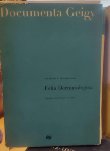 documenta geigy: folia dermatologica