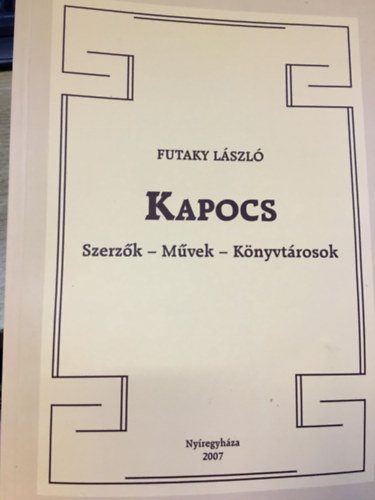 Futaky Lszl - Kapocs