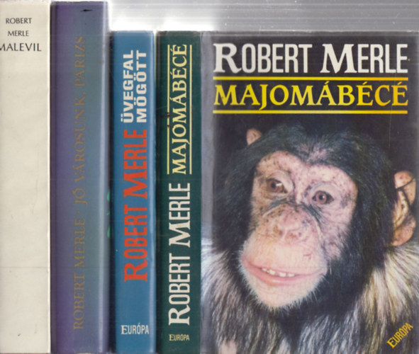Robert Merle - 4 db. Merle ktet (Majombc + vegfal mgtt + J vrosunk, Prizs + Malevil)