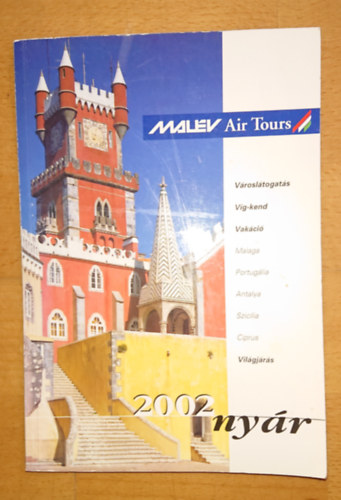 Mal�v Air Tours 2002 ny�r - Katal�gus