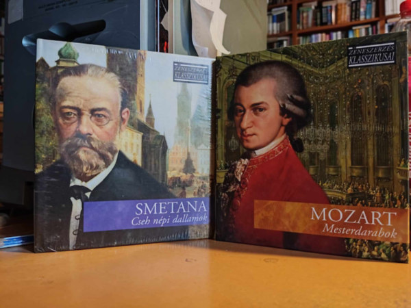 Kossuth Kiad� Mester Kiad� Kft. - 4 db k�nyv + CD: Vil�gh��res zeneszerz�k 6-7: Anton�n Dvor�k + Mozart + Zeneszerz�s klasszikusai: Mozart + Smetana