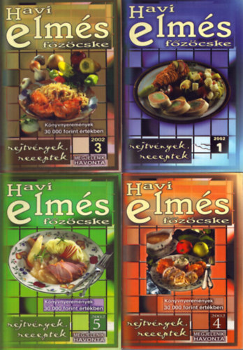 Vígh Anita (szerk.) - 10 db Havi elmés főzőcske füzet