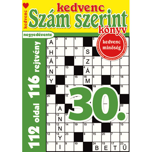 Kedvenc Sz�m Szerint K�nyv 30.