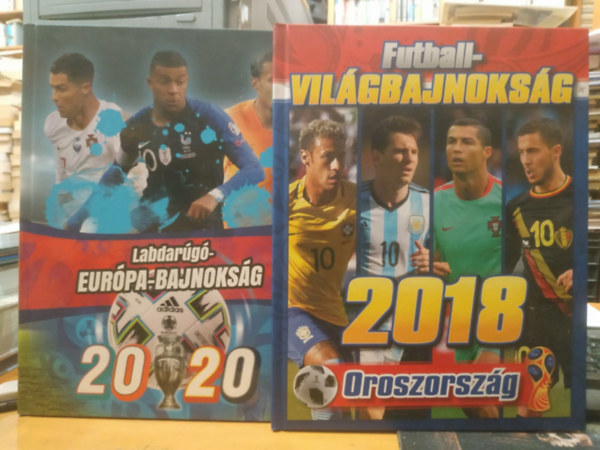 2 db Futball-Világbajnokság 2018 Oroszország + Labdarúgó-Európa-bajnokság 2020