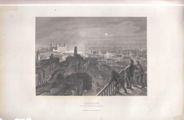 London l�tk�pe - eredeti litogr�fia (metszet)