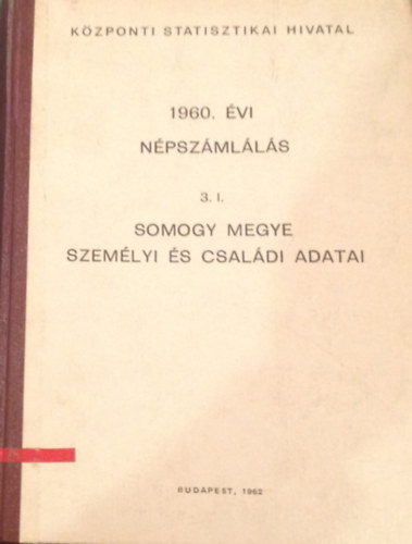 1960. vi npszmlls 3. l. - Somogy megye szemlyi s csaldi adatai