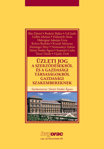 zleti jog a szerzdsekrl s a gazdasgi trsasgokrl gazdasgi szakembereknek