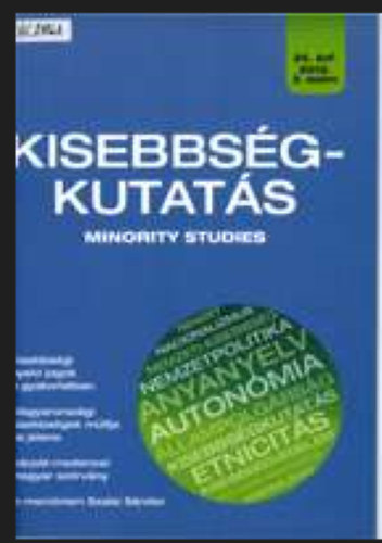 Cholnoky Gy�z�  (szerk.) - Kisebbs�gkutat�s (Minority Studies) 24. �vf., 2015. �vi 3. sz�m