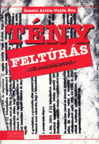 Vajda Éva Ószabó Attila - Tény feltúrás (CD-melléklettel)