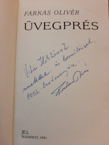Farkas Oliv�r - �vegpr�s