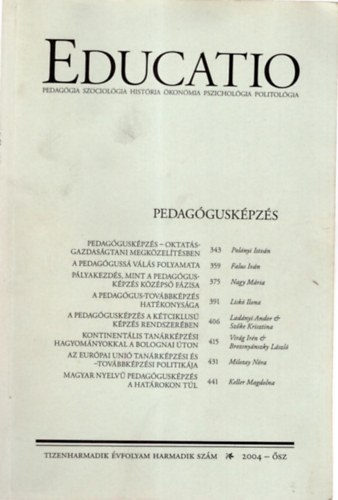 Kozma Tam�s - Educatio - Pedag�gusk�pz�s 2004. �sz