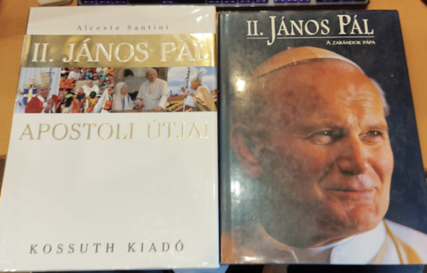 Alceste Santini Marco Tosatti - II. Jnos Pl: A zarndok ppa + II. Jnos Pl: Apostoli tjai (2 nagymret ktet)