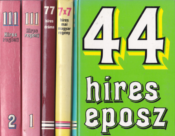 "H�res" k�nyvcsomag: 5 db.k�nyv