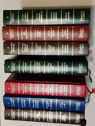 ismeretlen - 7 Darab Reader's Digest vélogatott könyvek egyben