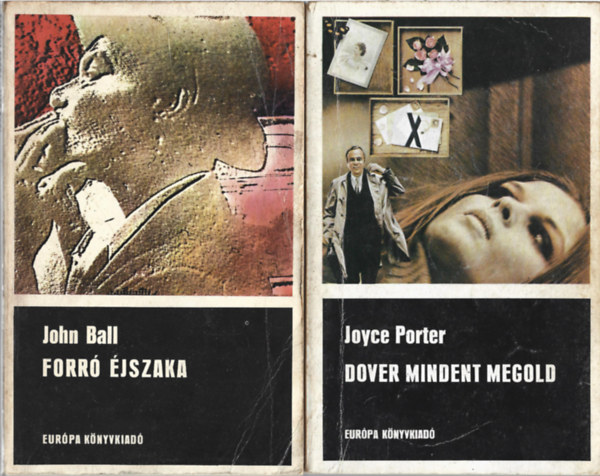 2 db k�nyv, John Ball: Forr� �jszaka, Joyce Porter: Dover mindent megold