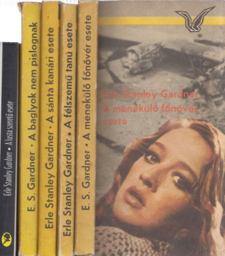Erle Stanley Gardner - 5 db E. S. Gardner krimi: A menekl fnvr esete + A flszem tan esete + A snta kanri esete + A baglyok nem pislognak + A lusta szeret esete
