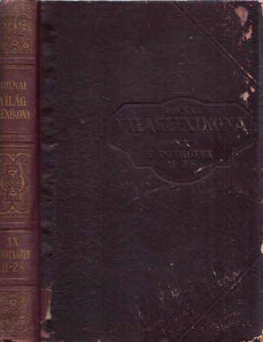 Tolnai Uj Világlexikona XX. - II. pótkötet H-ZS