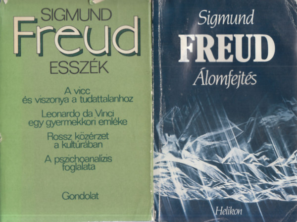 Sigmund Freud - 2 db. Freud (Esszk + lomfejts)