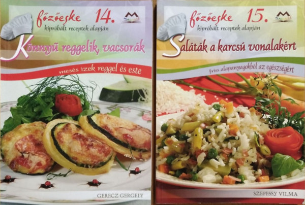Gerecz Gergely - Szepessy Vilma - Fzcske - Kiprblt receptek alapjn knyvcsomag (2 fzet)