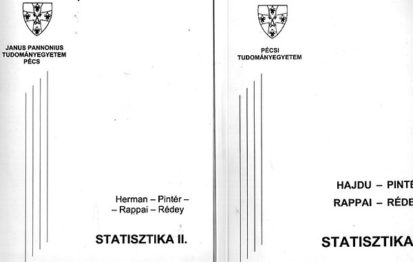 Herman-Pintr-Rappai-Rdey - Statisztika I-II.
