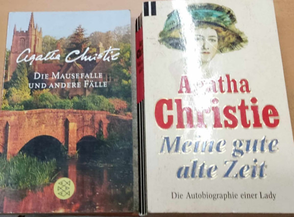 Agatha Christie - 2 db Agatha Christie: Die Mausefalle und andere falle + Meine gute alte Zeit (Die Autobiographie einer Lady)