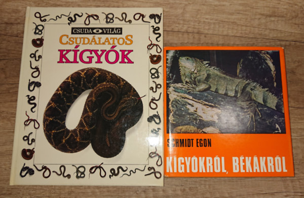 Schmidt Egon - 2 knyv a kgykrl, ktltekrl: Csudlatos kgyk, Kgykrl, bkkrl