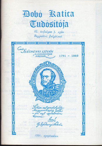 Tóth Judit (szerk.) - Dobó Katica Tudósítója 1991. Szeptember