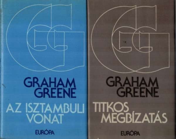 Graham Greene - 2 db Graham Greene: Titkos megb�zat�s, Az Isztambuli vonat.