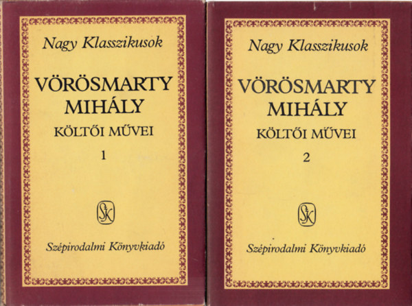 Vrsmarty Mihly - Vrsmarty Mihly klti mvei I-II.