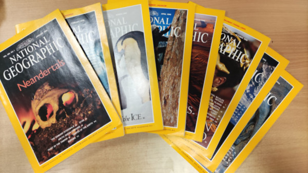 National Geographic 1996 January-February-March-April-September-October-November-December (8 db szórványszám)